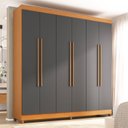 Ver imagem 1 de Guarda-roupa Casal 6 Portas 2 Gavetas Apolo