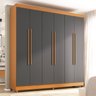 Guarda-roupa Casal 6 Portas 2 Gavetas Apolo - 1