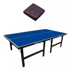 Mesa de Ping Pong Oficial Mdp 15mm Klopf 1001 + Capa para Mesa Aberta