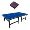 Mesa de Ping Pong Oficial Mdp 15mm Klopf 1001 + Capa para Mesa Aberta - 1