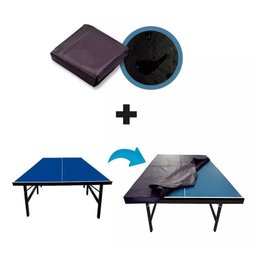 Mesa de Ping Pong Oficial Mdp 15mm Klopf 1001 + Capa para Mesa Aberta - 5