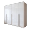 Ver imagem 2 de Guarda Roupa Casal 6 Portas 6 Gavetas 242,6cm Imperiale Premium Branco