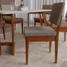 Conjunto para Sala de Jantar Tampo Oval 170cm com 6 Cadeiras Madeira Maciça Miami - 5
