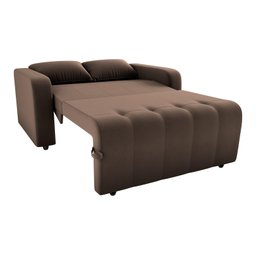 Sofá Cama Amora Veludo Marrom E426 - Matrix - 3