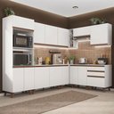 Ver imagem 1 de Armário de Cozinha Completa de Canto 462cm Branco Reims Madesa 01