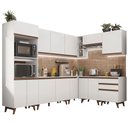 Ver imagem 3 de Armário de Cozinha Completa de Canto 462cm Branco Reims Madesa 01