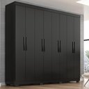 Ver imagem 1 de Guarda-Roupa Casal Lisboa 8 Portas 4 Gavetas com Pés