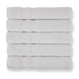 Kit 5 Toalhas de Banho para Hoteis Super Grossa Felpuda e Macias 100% Algodão Beka Luxo Branco - 4