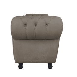Divã Recamier Com Baú Grécia 1,55 Cm Suede Cappuccino - 3