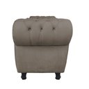Ver imagem 3 de Divã Recamier Com Baú Grécia 1,55 Cm Suede Cappuccino