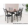 Pés para Mesa de Jantar Base de Mesa 1,20 para Tampos de Vidro Madeira ou Granito Texturizado Ql - 5