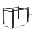 Ver imagem 4 de Pés para Mesa de Jantar Base de Mesa 1,20 para Tampos de Vidro Madeira ou Granito Texturizado Ql