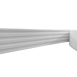 Moldura Painel Ripado Eva Adesivo Urânio 5cmx5mm 15 Metros - Branco