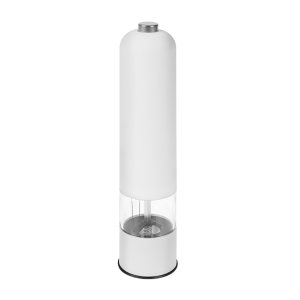 Moedor De Tempero Sal Pimenta Automático Elétrico:Branco