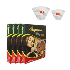 4 Cxs Filtros de Café Supremo em Tnt Lavável Reutilizável até 5x - Nº 103