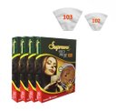 Ver imagem 1 de 4 Cxs Filtros de Café Supremo em Tnt Lavável Reutilizável até 5x - Nº 103