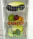 Ver imagem 2 de Armário Fruteira Talita 1 Gaveta e 3 Cestos Branco/preto