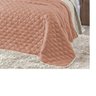 Cobre Leito Cama Queen 3 peças Colcha Dupla Face Nossa Senhora Rosê - 3