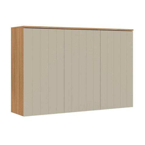 Módulo Cozinha Planejada Alma 3 Ptas 120cm Cedro/Salvia Carraro
