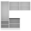 Ver imagem 3 de Kit Área Serviço Acordes Glamy MDF Branco Madesa