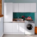 Ver imagem 5 de Kit Área Serviço Acordes Glamy MDF Branco Madesa