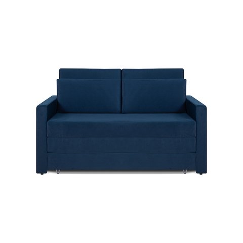 Sofá Cama Castor Casal Salerno Max Suede Azul