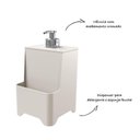 Ver imagem 2 de Dispenser de Pia para Detergente e Esponja com Válvula Cromada - Stolf Areia