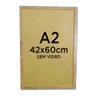 Moldura Quadro A3 42x60 Diploma Certificado Foto sem Vidro - 3