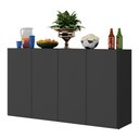 Ver imagem 3 de Aparador Buffet 4 Portas Suspenso Alemanha Multimóveis BR3594