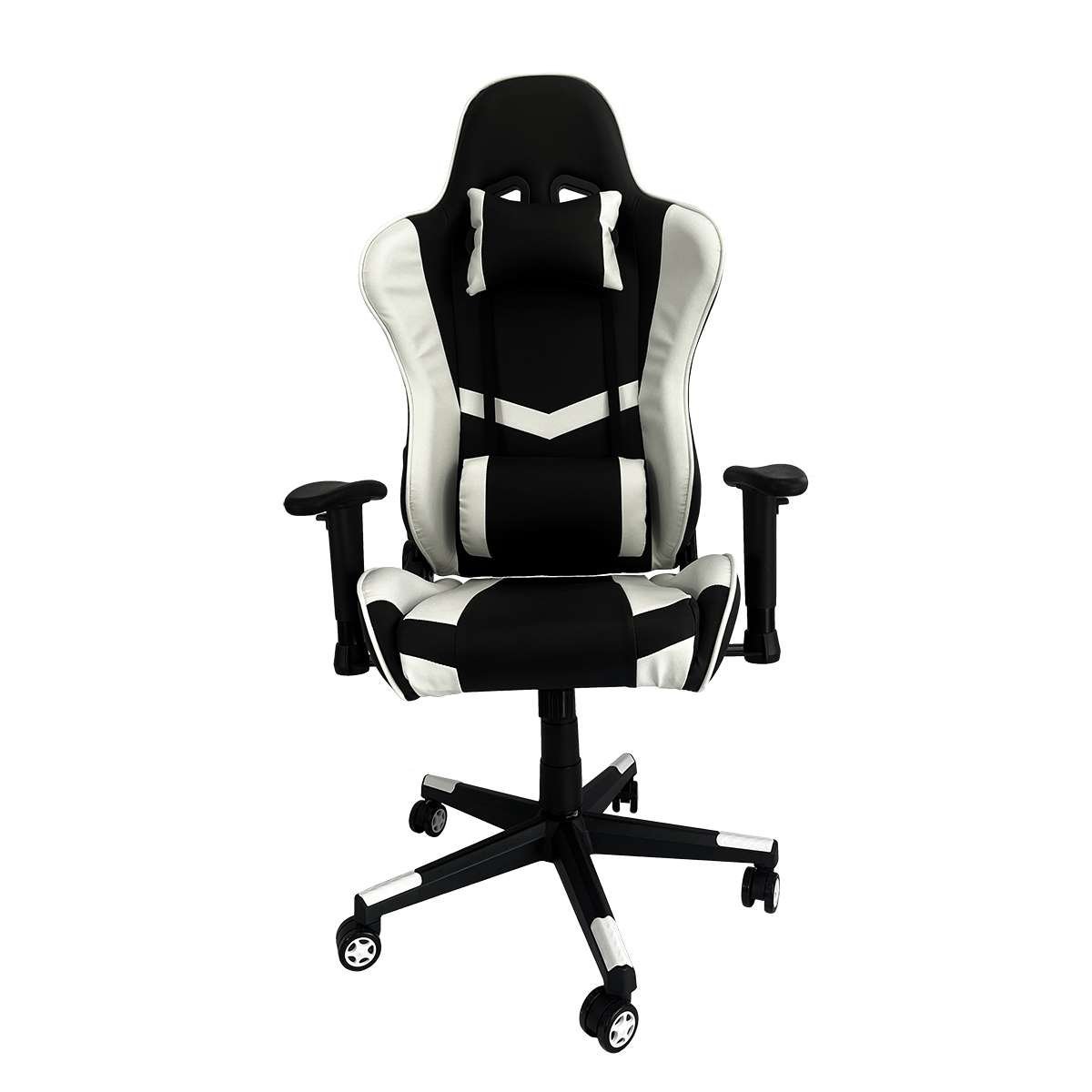 CADEIRA GAMER STI PRETO/BRANCO - CH-7001