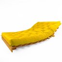 Ver imagem 3 de Sofá Cama Casal Futon Tokio Amarelo Madeira Maciça Cor Mel