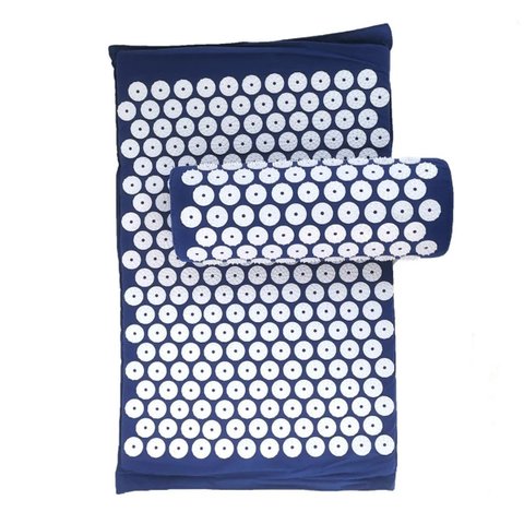 Tapete Massagem Yoga Pontos Acupressão Alívio Dor Estresse Relaxamento Portátil Eficiente