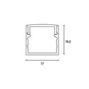 Ver imagem 3 de Perfil de Sobrepor para Fita Led Blumenau Line Easy 17mm com 3 Metros Branco Fosco