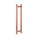 Ver imagem 1 de Puxador Duplo Alumínio 80cm Porta Pivotante Rose