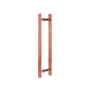 Ver imagem 2 de Puxador Duplo Alumínio 80cm Porta Pivotante Rose