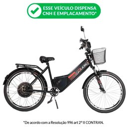 Bicicleta Elétrica - Confort - 800w - Preta - Duos Bikes - 2