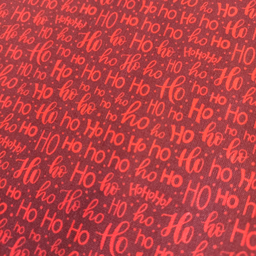 Guardanapo de Tecido Natalino 4 Peças HoHoHo | Filato - Vermelho - 4