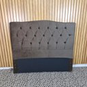 Ver imagem 3 de Cabeceira Queen para Cama Box Cristal 160cm Marrom Escuro
