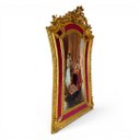 Ver imagem 3 de Quadro Decorativo Veneziano com Moldura Dourada e Veludo Vermelho a: 210cm L: 122cm C: 06cm