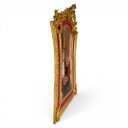 Ver imagem 4 de Quadro Decorativo Veneziano com Moldura Dourada e Veludo Vermelho a: 210cm L: 122cm C: 06cm