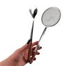 KIT 3 ESCUMADEIRA COM PINÇA E PENEIRA PEGADOR JAPONÊS DE AÇO INOX 28CM FRITURA PASTEL - 6