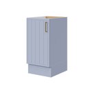 Ver imagem 2 de Balcão Planejado 1 Porta 40cm sem Tampo Marselha CabeCasa MadeiraOriginals Azul/Sereno