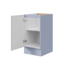 Ver imagem 5 de Balcão Planejado 1 Porta 40cm sem Tampo Marselha CabeCasa MadeiraOriginals Azul/Sereno