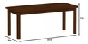 Ver imagem 2 de Mesa Safira em Madeira Maciça 200x88 Castanho com 8 Cadeiras Estofadas Bege Nemargi