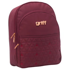 Mochila Maternidade Griff Baby Triângulo Vinho