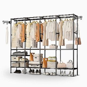Guarda-roupa Organizador com 4 Colunas - Closet Moderno