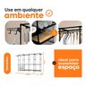 Guarda Roupa Aberto Metal Forte Portátil Organizador com 4 Colunas - Closet Moderno - 4