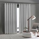 Ver imagem 2 de Cortina Tecido Blackout 100% 5,40 X 2,70 Cm Linen Cinza Ilhós