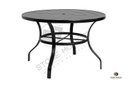 Ver imagem 3 de Mesa de Alumínio Antonella p/ Área Gourmet Redonda 1m:Preto