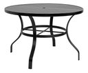 Ver imagem 1 de Mesa de Alumínio Antonella p/ Área Gourmet Redonda 1m:Preto